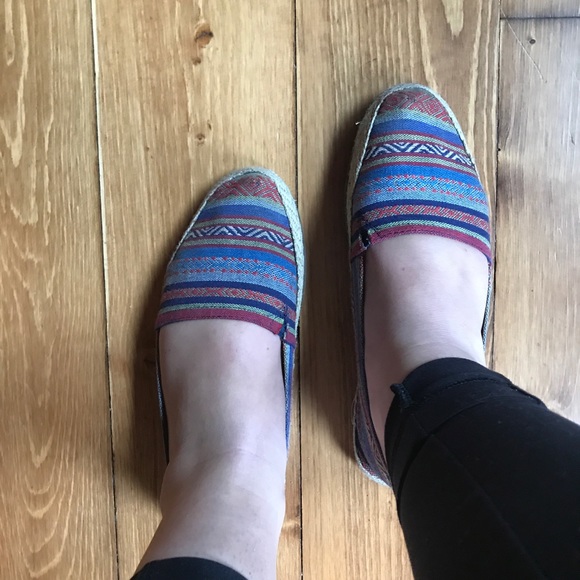 Lucky Brand boho striped flats— size 7.5 - Picture 4 of 8